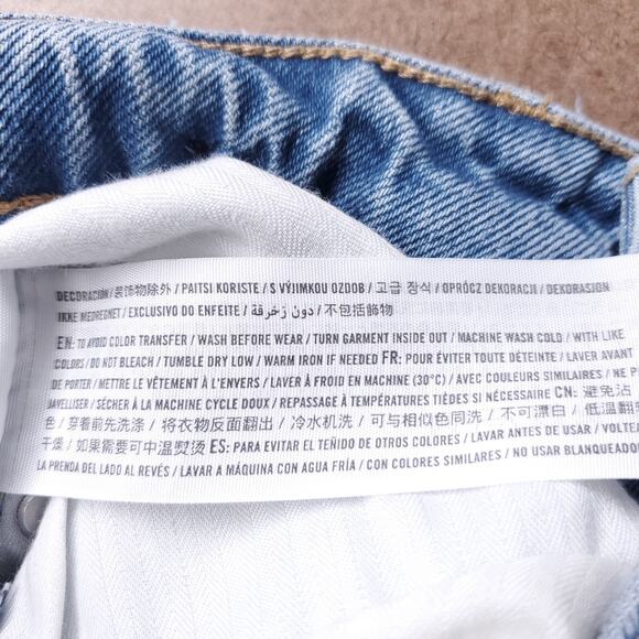 Abercrombie & Fitch Jeans Women 28/6 Blue The Vintage Flare High Rise Hippie 70s - Picture 12 of 12